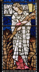 Edinburgh, St Giles Cathedral, Morris & Co., Edward Burne-Jones, Ruth, 1886